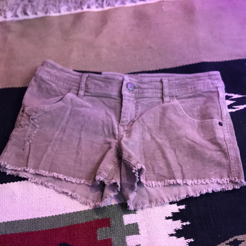 Oakley khaki corduroy shorts